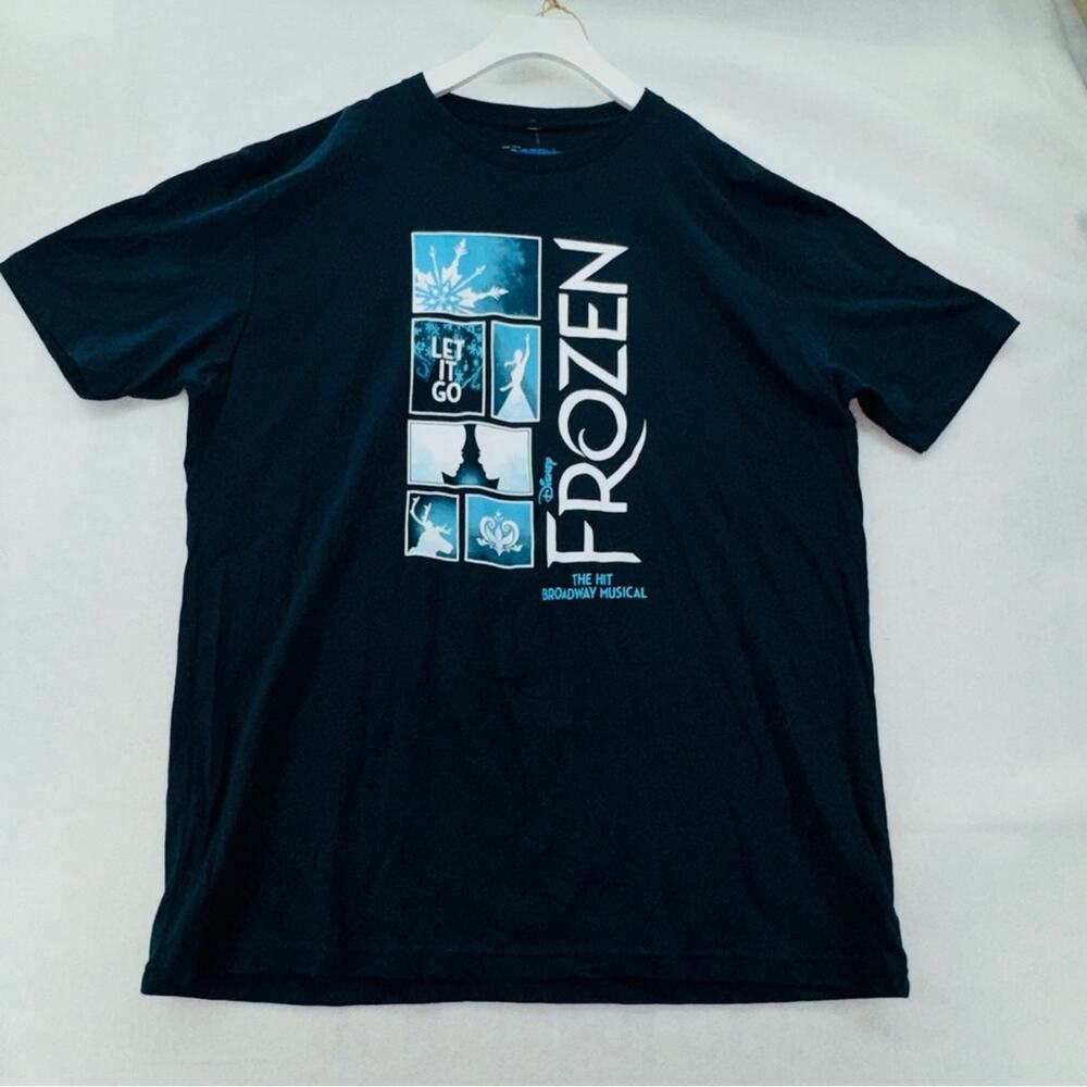 NWT Disney Frozen The Broadway Musical Let It Go T-Shirt Tour Merchandise 2X